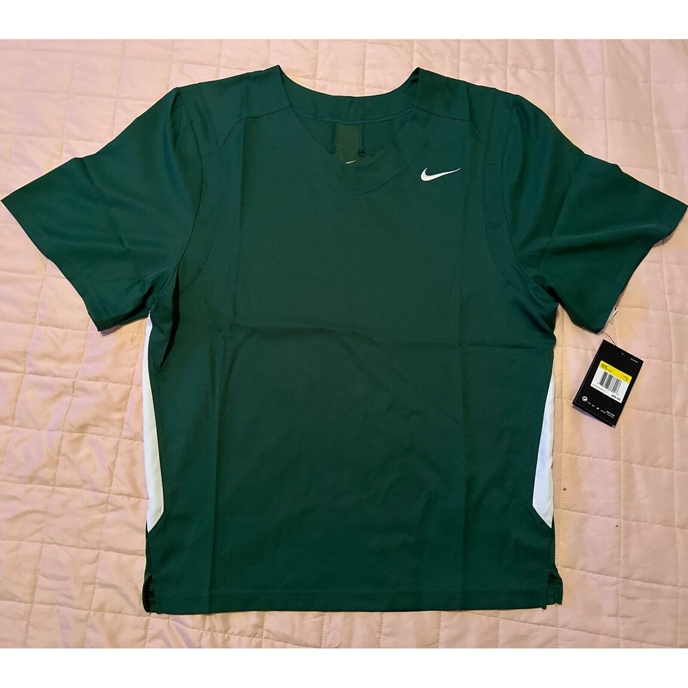 Nike Untouchable Speed V Neck Short Sleeve Jersey Mens XL Green 881252-342